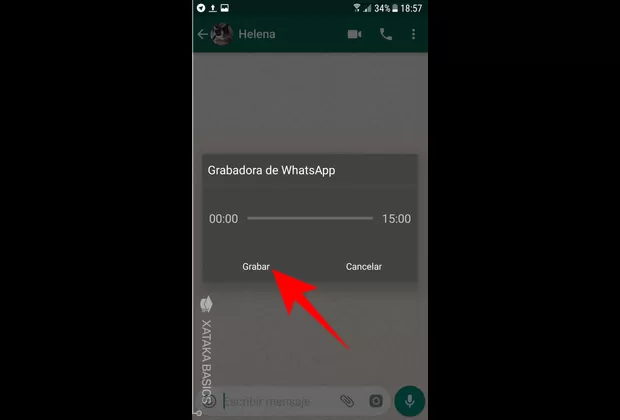 grabador de whatsapp