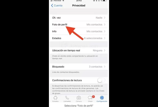 como ocultar tu perfil de whatsapp