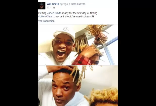 Facebook: Will Smith le cortó los dreads a su hijo Jaden por esta razón