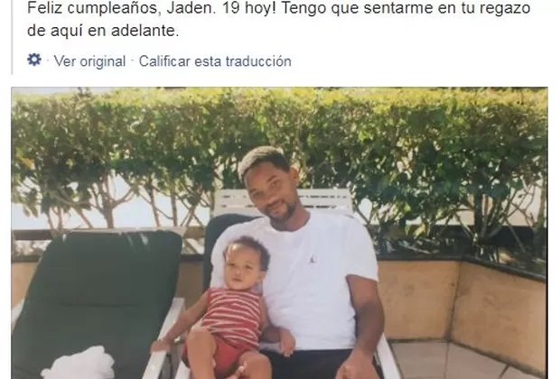 Will Smith felicitó a su hijo Jaden por su cumpleaños con inolvidable foto