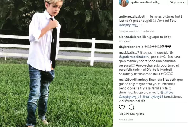 William Levy: Elizabeth Gutiérrez muestra el gran parecido de su hijo con el actor