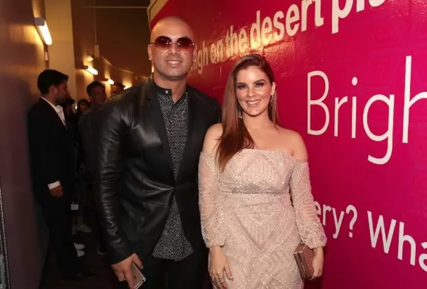 Wisin y su esposa