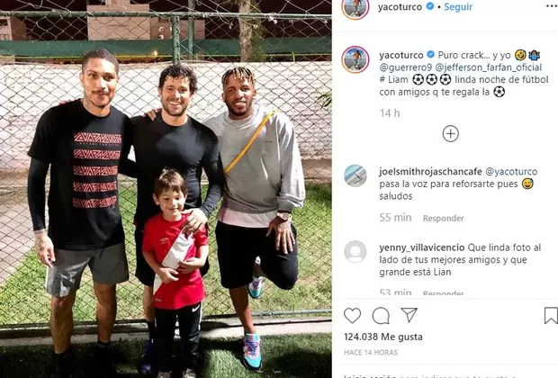 Yaco Eskenazi se encontró con Paolo Guerrero y Jefferson Farfán para ‘pichanga’