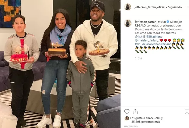 Yahaira Plasencia bailó y cantó con Jefferson Farfán en cumpleaños del futbolista 