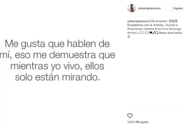 ¿Yahaira Plasencia le respondió a 'Cuto' Guadalupe?