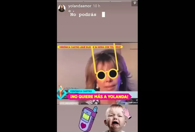 Yolanda Andrade reacciona con memes a las declaraciones de Verónica Castro